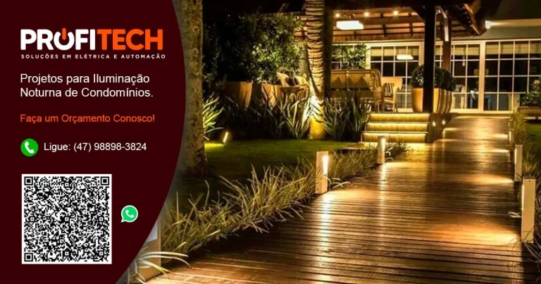 Iluminação de Condomínios em Blumenau e Região. - ProfiTech Soluções em Elétrica e Automação.
