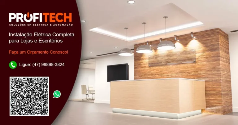 Instalações Elétricas em Blumenau e Região. - ProfiTech Soluções em Elétrica e Automação.